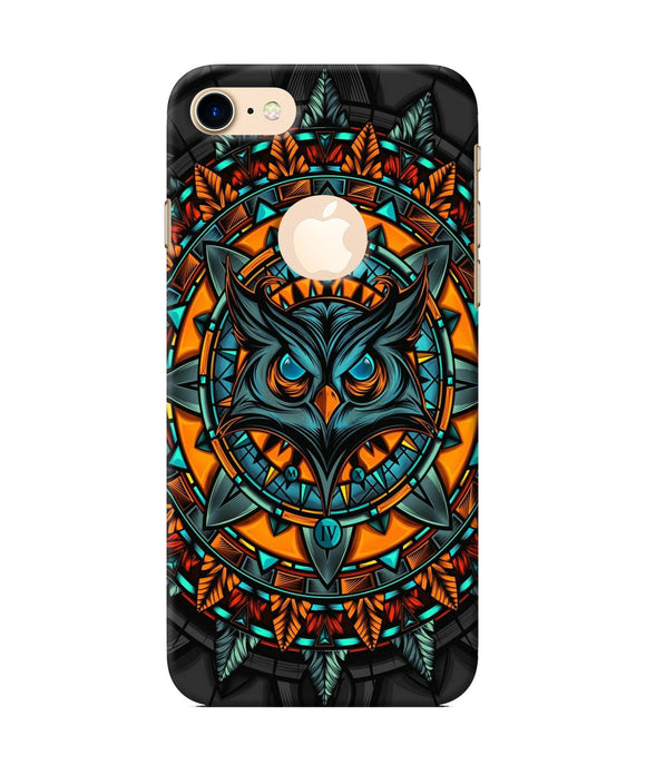 Angry Owl Art Iphone 8 Logocut Back Cover
