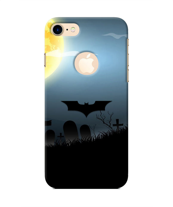 Batman Scary cemetry Iphone 8 logocut Real 4D Back Cover