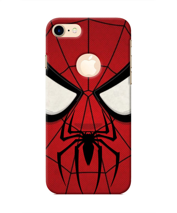 Spiderman Face Iphone 8 logocut Real 4D Back Cover