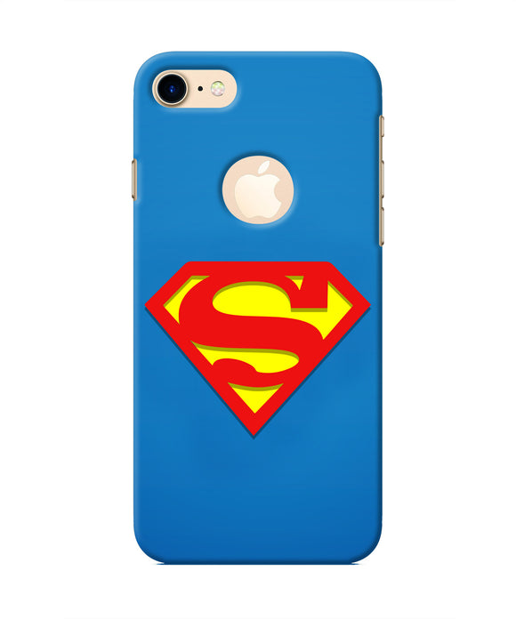 Superman Blue Iphone 8 logocut Real 4D Back Cover