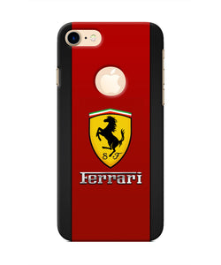 Ferrari Abstract Red Iphone 8 logocut Real 4D Back Cover