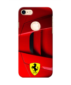 Ferrari Car Iphone 8 logocut Real 4D Back Cover