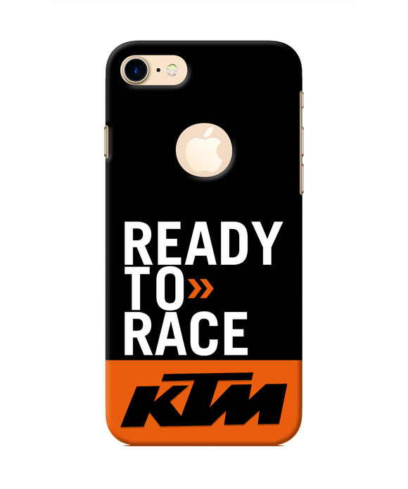 KTM Ready To Race Iphone 8 logocut Real 4D Back Cover