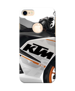 KTM Bike Iphone 8 logocut Real 4D Back Cover