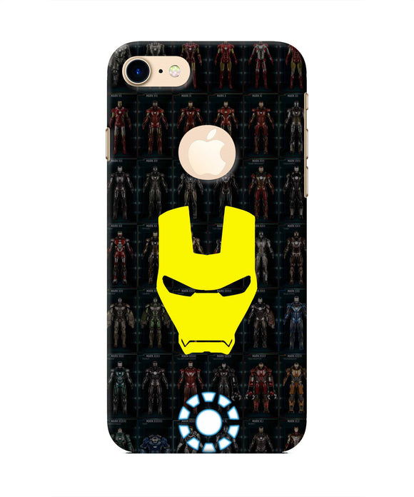 Iron Man Suit Iphone 8 logocut Real 4D Back Cover
