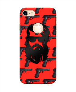 Rocky Bhai Beard Look iPhone 8 Logocut Real 4D Back Cover