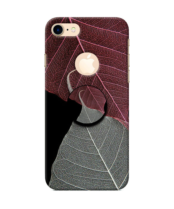 Leaf Pattern Iphone 8 logocut Pop Case