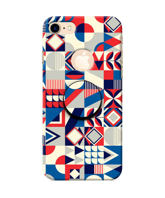 Colorful Pattern Iphone 8 logocut Pop Case
