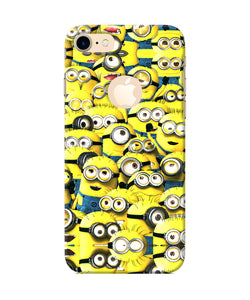 Minions Mini Crowd Iphone 8 Logocut Back Cover