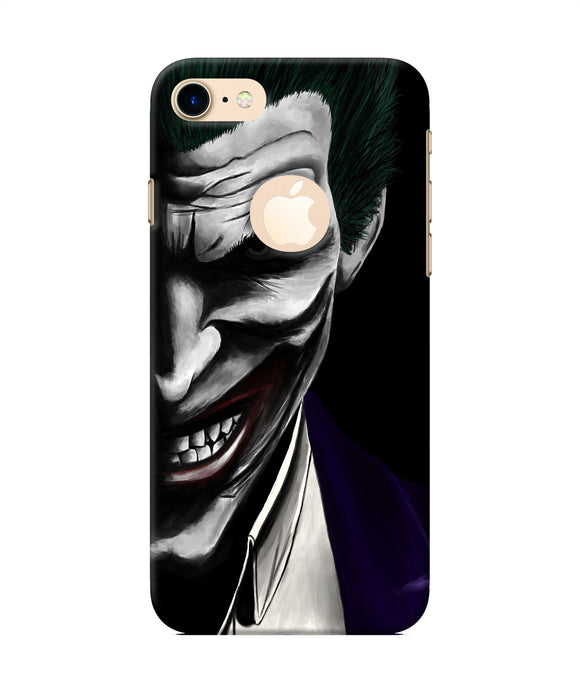 The Joker Black Iphone 8 Logocut Back Cover