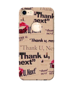 Thank You Next Iphone 8 Logocut Back Cover