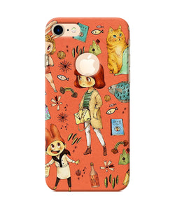 Canvas Little Girl Print Iphone 8 Logocut Back Cover