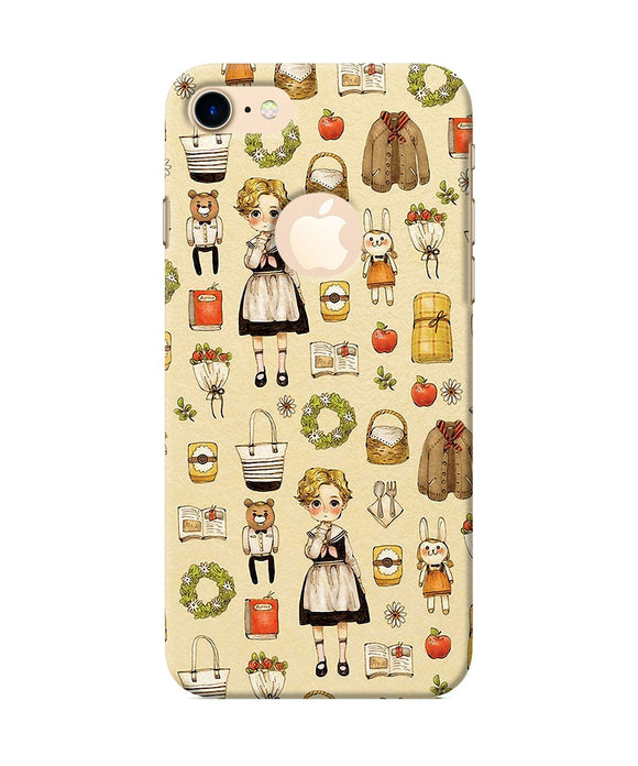 Canvas Girl Print Iphone 8 Logocut Back Cover