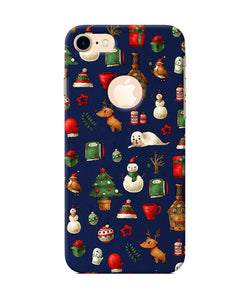 Canvas Christmas Print Iphone 8 Logocut Back Cover