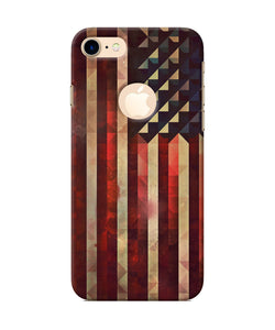 Vintage Us Flag Iphone 8 Logocut Back Cover