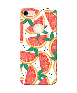 Abstract Orange Print Iphone 8 Logocut Back Cover