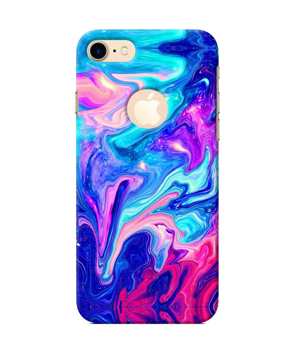 Abstract Colorful Water Iphone 8 Logocut Back Cover