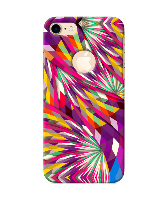 Abstract Colorful Print Iphone 8 Logocut Back Cover