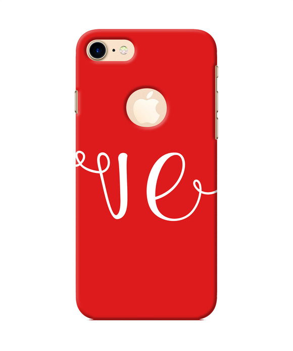 Love Two Iphone 8 Logocut Back Cover