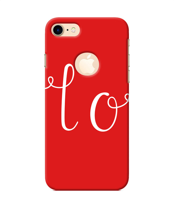 Love One Iphone 8 Logocut Back Cover