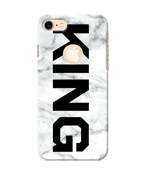 King Marble Text Iphone 8 Logocut Back Cover