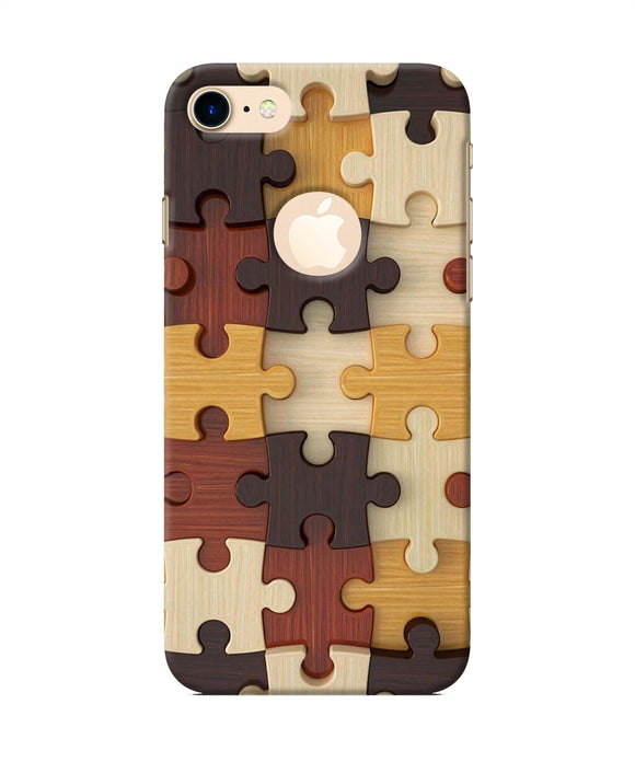 Wooden Puzzle Iphone 8 Logocut Back Cover