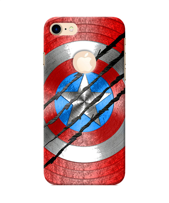 Scratch On Shield Iphone 8 Logocut Back Cover