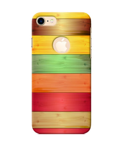 Wooden Colors Iphone 8 Logocut Back Cover