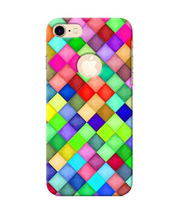 Abstract Colorful Squares Iphone 8 Logocut Back Cover