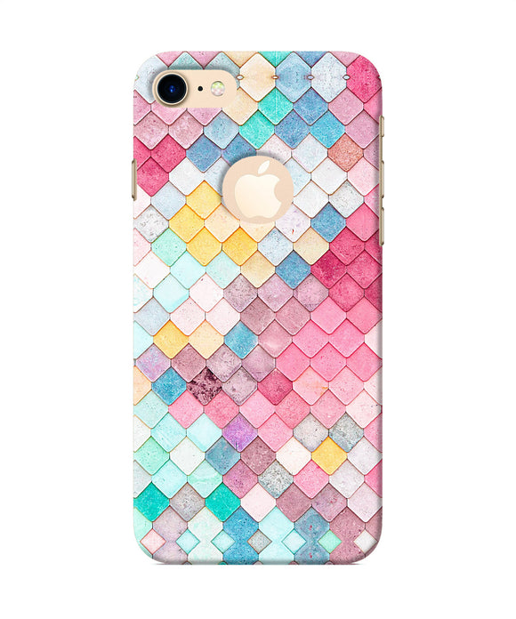 Colorful Fish Skin Iphone 8 Logocut Back Cover
