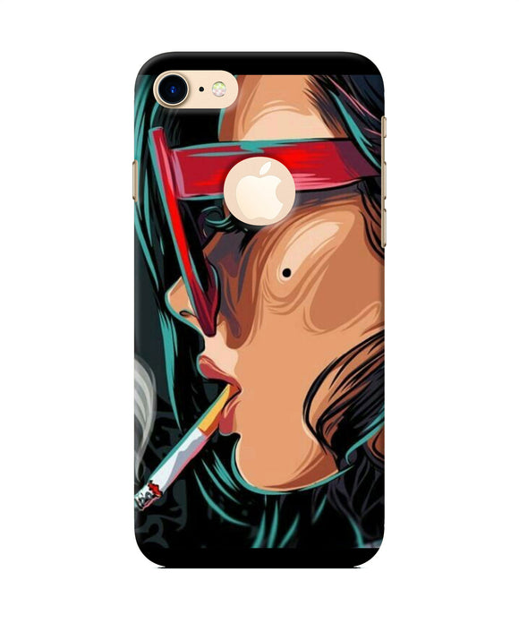 Smoking Girl Iphone 8 Logocut Back Cover