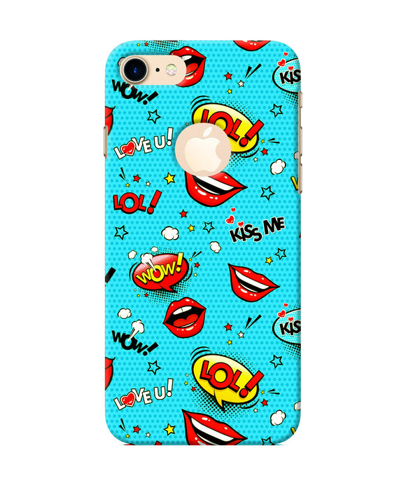 Lol Lips Print Iphone 8 Logocut Back Cover