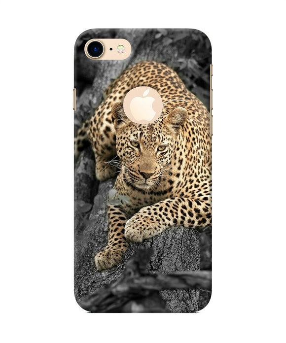 Sitting Leopard Iphone 8 Logocut Back Cover