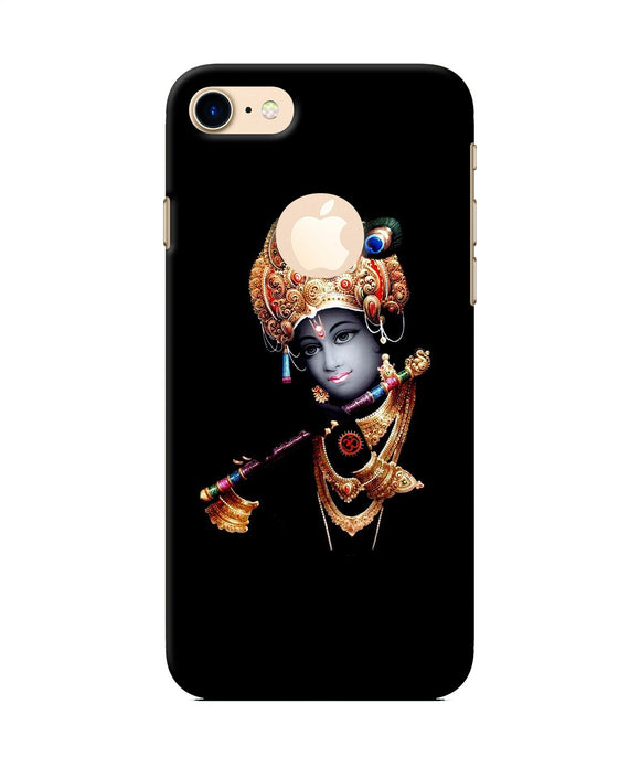 Lord Krishna With Fluet Iphone 8 Logocut Back Cover