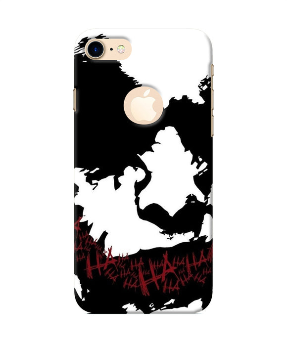 Black And White Joker Rugh Sketch Iphone 8 Logocut Back Cover