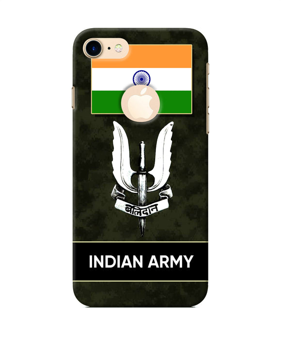 Indian Flag Balidan Logo Iphone 8 Logocut Back Cover