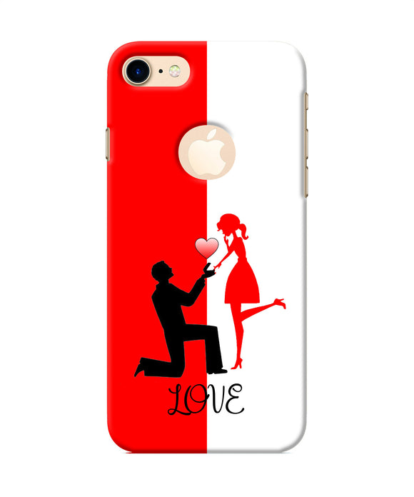 Love Propose Red And White Iphone 8 Logocut Back Cover