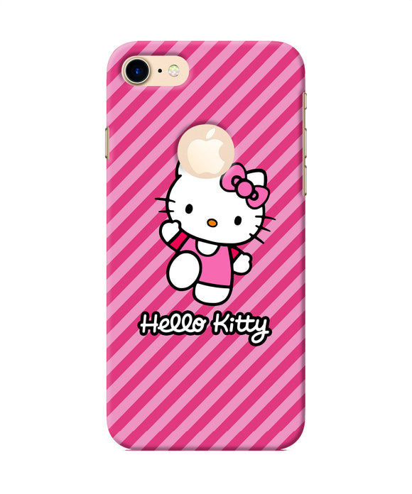 Hello Kitty Pink Iphone 8 Logocut Back Cover