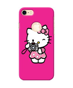 Hello Kitty Cam Pink Iphone 8 Logocut Back Cover