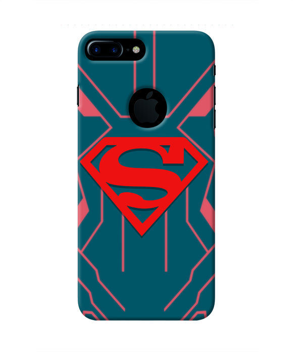 Superman Techno Iphone 7 plus logocut Real 4D Back Cover