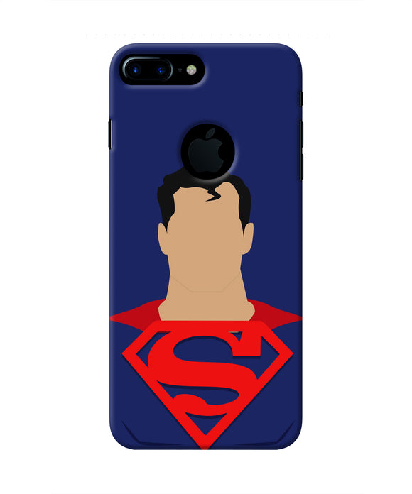 Superman Cape Iphone 7 plus logocut Real 4D Back Cover