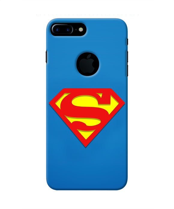 Superman Blue Iphone 7 plus logocut Real 4D Back Cover