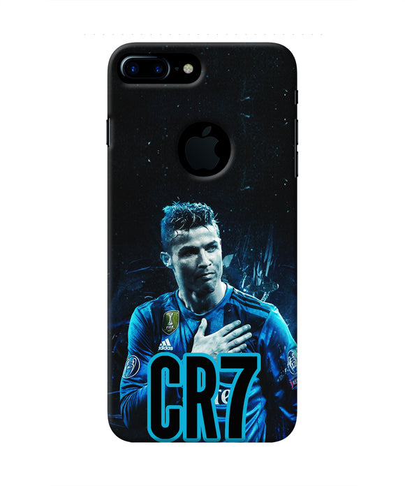 Christiano Ronaldo Blue Iphone 7 plus logocut Real 4D Back Cover
