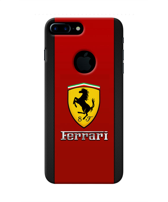 Ferrari Abstract Red Iphone 7 plus logocut Real 4D Back Cover