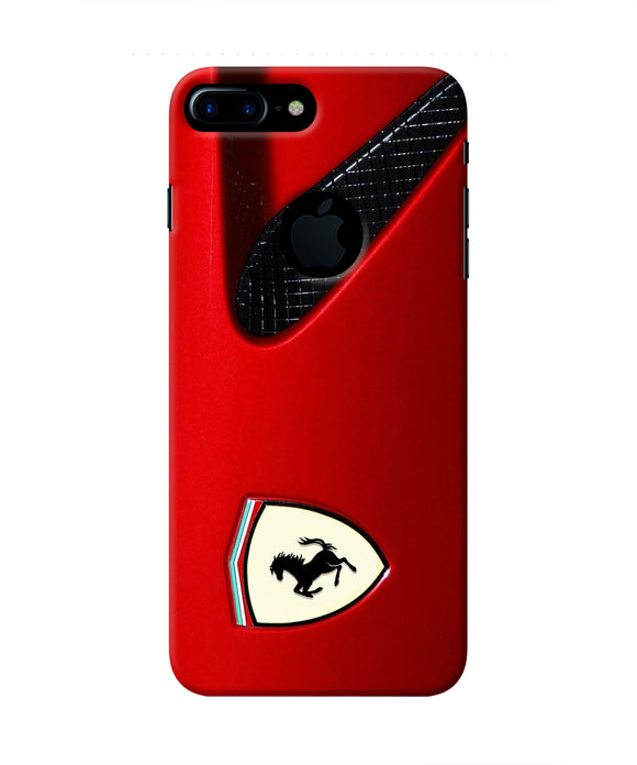 Ferrari Hood Iphone 7 plus logocut Real 4D Back Cover