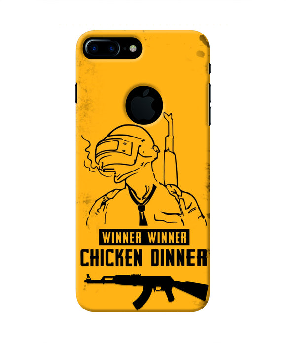 PUBG Chicken Dinner Iphone 7 plus logocut Real 4D Back Cover