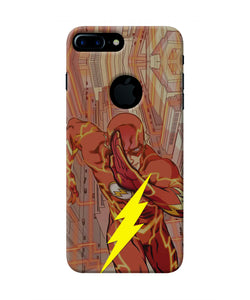 Flash Running Iphone 7 plus logocut Real 4D Back Cover