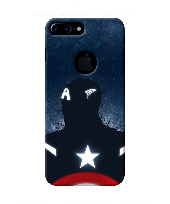 Captain america Shield Iphone 7 plus logocut Real 4D Back Cover