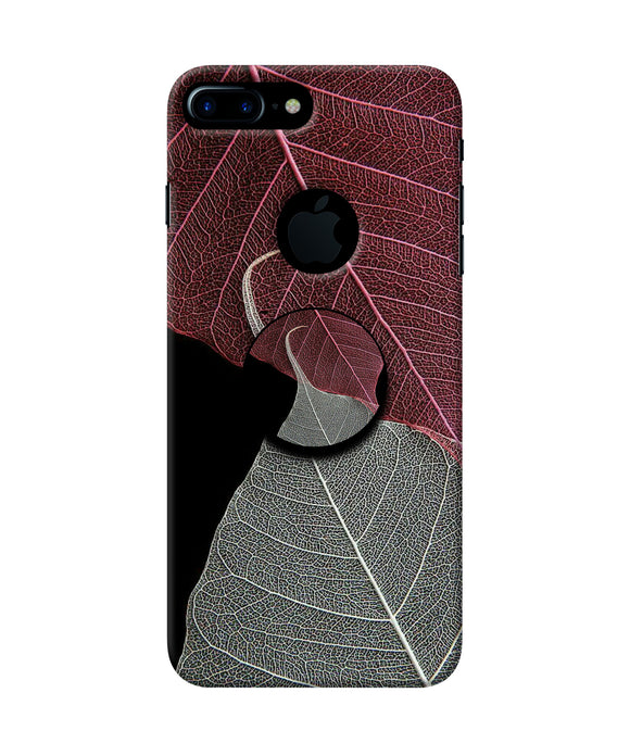 Leaf Pattern Iphone 7 plus logocut Pop Case