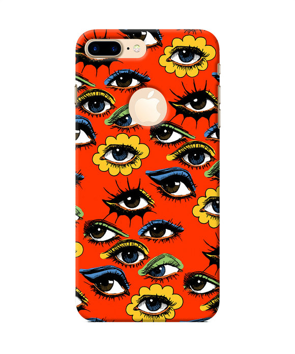 Abstract Eyes Pattern Iphone 7 Plus Logocut Back Cover